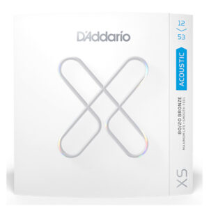 Acoustic Guitar Strings - D'Addario XSABR1253 - XS Coated - 80/20 Bronze - Light - 12-53