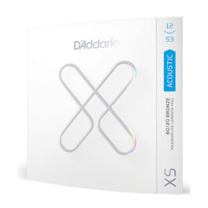 Acoustic Guitar Strings – D’Addario XSABR1253 – XS Coated – 80/20 Bronze – Light – 12-53 2