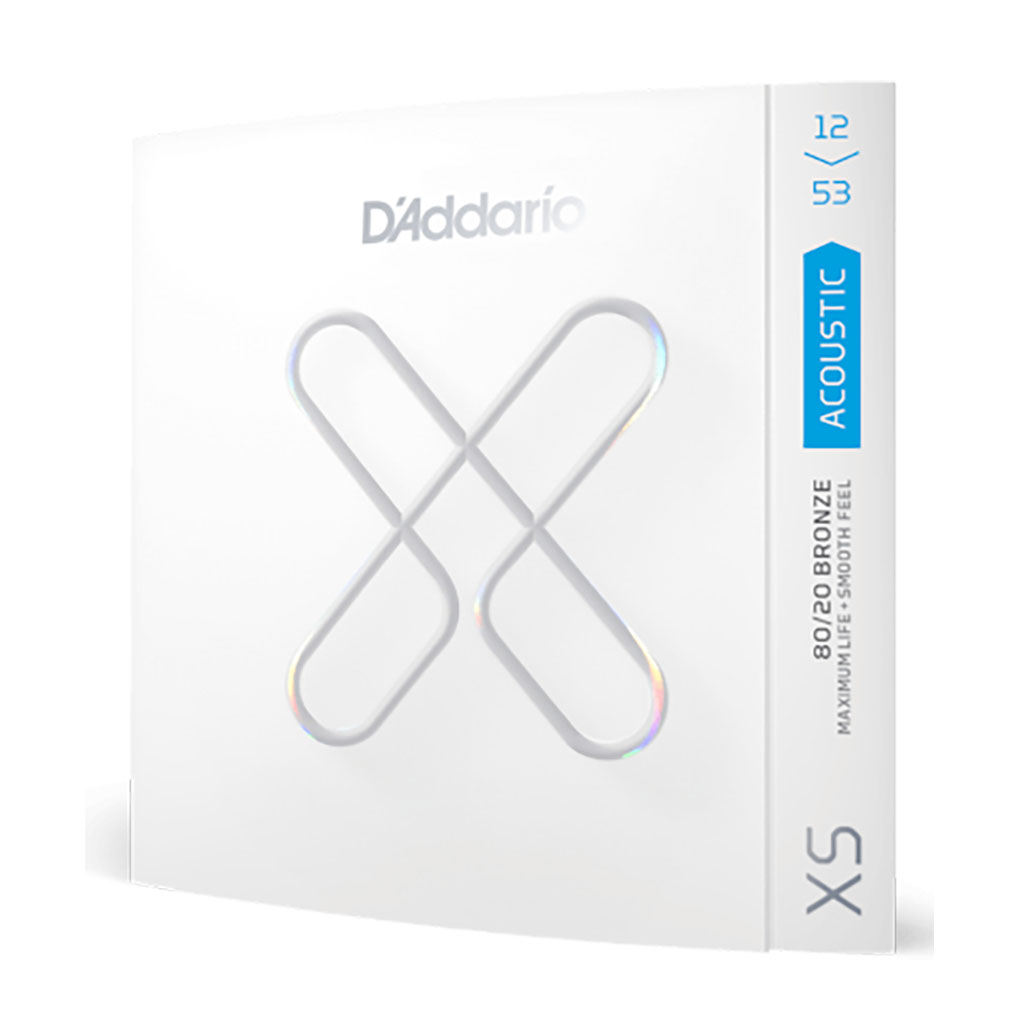 Acoustic Guitar Strings – D’Addario XSABR1253 – XS Coated – 80/20 Bronze – Light – 12-53 2