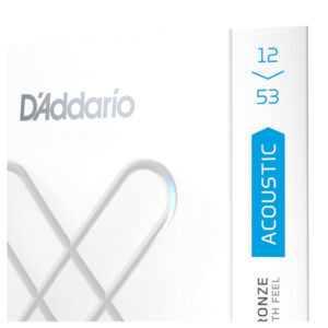 Acoustic Guitar Strings – D’Addario XSABR1253 – XS Coated – 80/20 Bronze – Light – 12-53 5