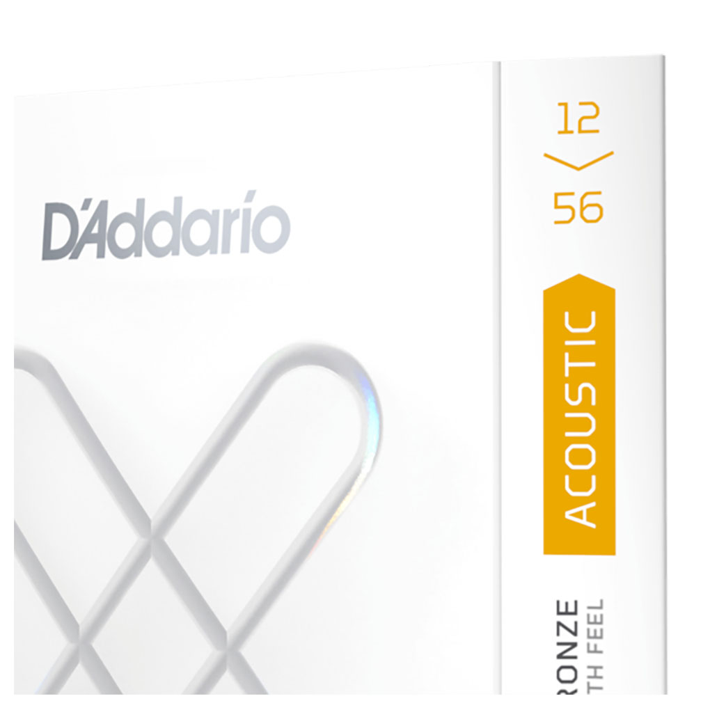 Acoustic Guitar Strings – D’Addario XSABR1256 – XS Coated – 80/20 Bronze – Light Top/Medium Bottom – 12-56 5