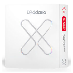 Acoustic Guitar Strings - D'Addario XSABR1356 - XS Coated - 80/20 Bronze - Medium - 13-56