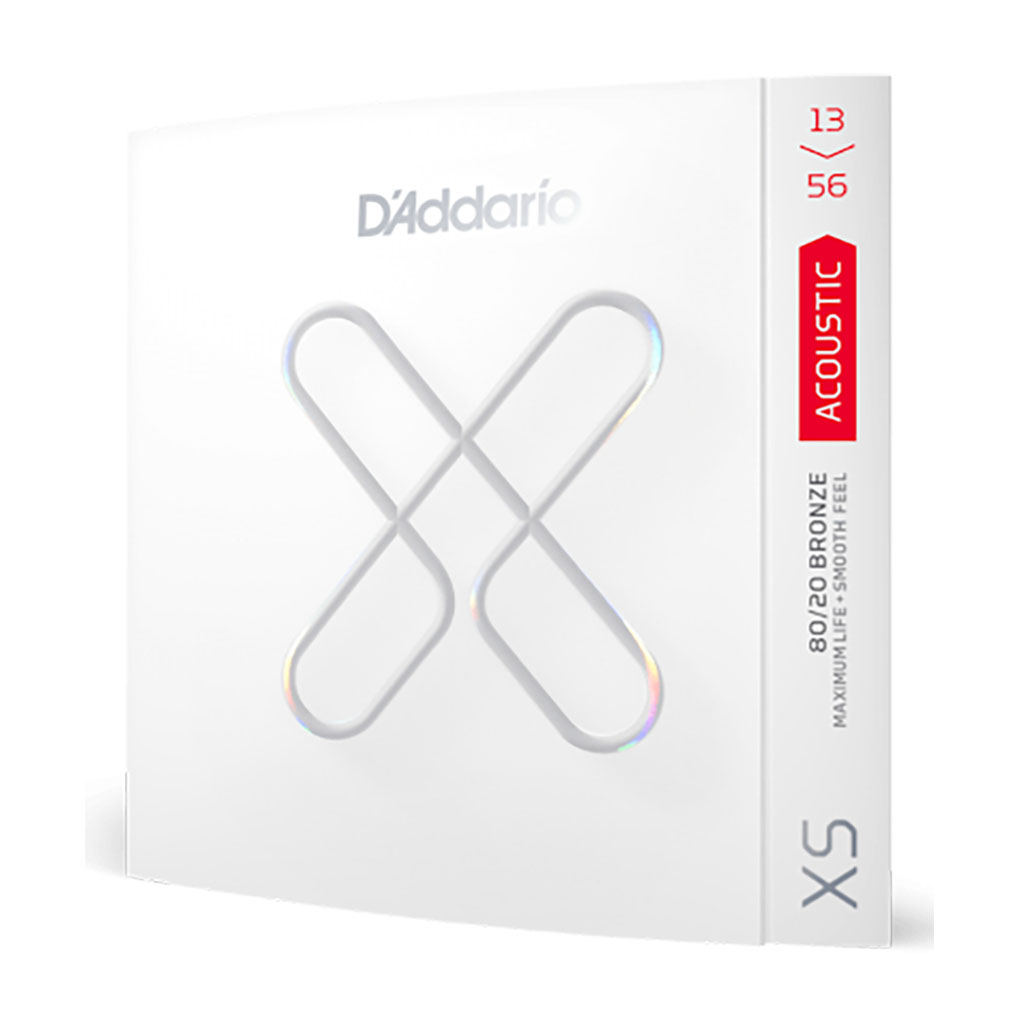 Acoustic Guitar Strings – D’Addario XSABR1356 – XS Coated – 80/20 Bronze – Medium – 13-56 2