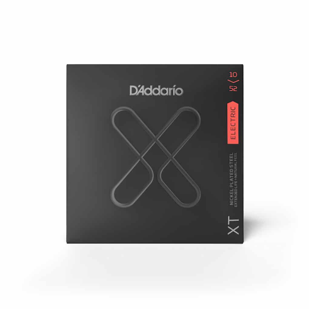 Electric Guitar Strings – D’Addario XTE1052 – Nickel Plated Steel – Light Top/Heavy Bottom – 10-52 1