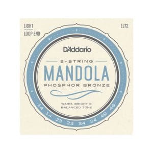 Mandola Strings – D’Addario EJ72 – Phosphor Bronze – Light – 14-49 – Loop End 1