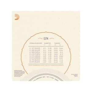 Mandolin Strings – D’Addario EJ74 – Phosphor Bronze – Medium – 11-40 – Loop End 3