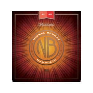 Mandolin Strings – D’Addario NBM1140 – Nickel Bronze – Medium – 11-40 – Loop End 1