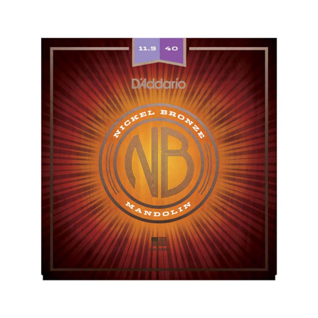 Mandolin Strings – D’Addario NBM11540 – Nickel Bronze – Custom Medium – 11