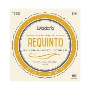 Requinto Strings - D'Addario EJ94 - 6 Strings - Tie End
