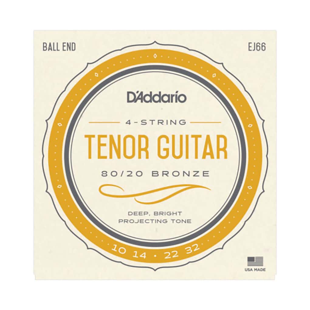 Tenor Guitar Strings – D’Addario EJ66 – 80/20 Bronze – 10-32 1