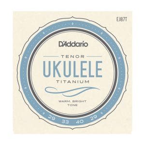 Ukulele Strings - D'Addario EJ87T - Titanium - Tenor Set - GCEA High G Tuning