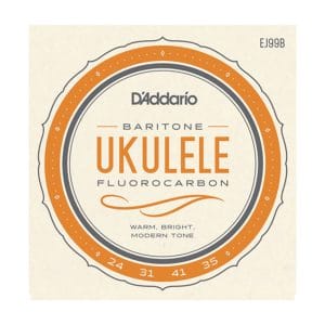 Ukulele Strings - D'Addario EJ99B - Fluorocarbon -  Baritone Set - DGBE Low D Tuning