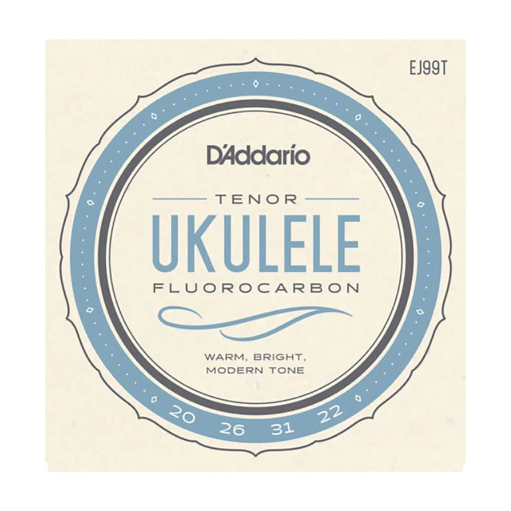 Ukulele Strings – D’Addario EJ99T – Fluorocarbon – Tenor Set – GCEA High G Tuning 1