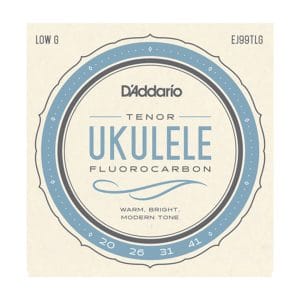 Ukulele Strings – D’Addario EJ99TLG – Fluorocarbon – Tenor Set – GCEA Low G Tuning 1