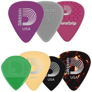 D'Addario - Planet Waves - Variety Pack - Assorted Guitar Picks - Heavy - 7 Pack - 1XVP6-5