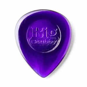 6 x Dunlop Lexan Big Stubby Guitar Picks - Purple - 3.0mm