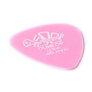 6 x Dunlop Delrin 500 Standard Guitar Picks – Light Pink – 0