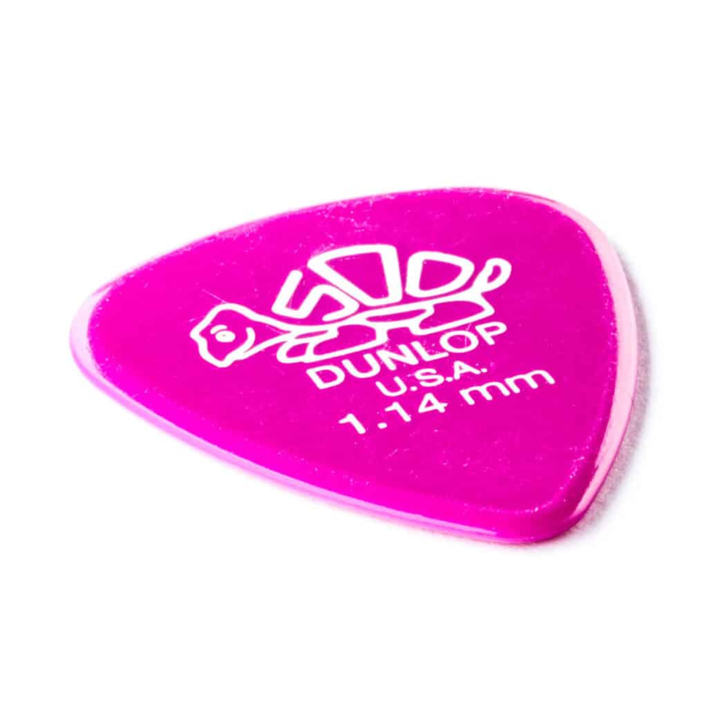 6 x Dunlop Delrin 500 Standard Guitar Picks – Magenta – 1