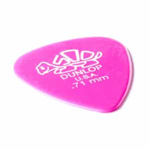 6 x Dunlop Delrin 500 Standard Guitar Picks – Pink – 0