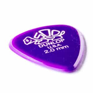 6 x Dunlop Delrin 500 Standard Guitar Picks – Purple – 2