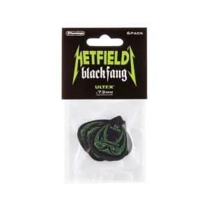 Dunlop - James Hetfield - Black Fang - 6 Ultex Picks - Plectrums - 0.73mm