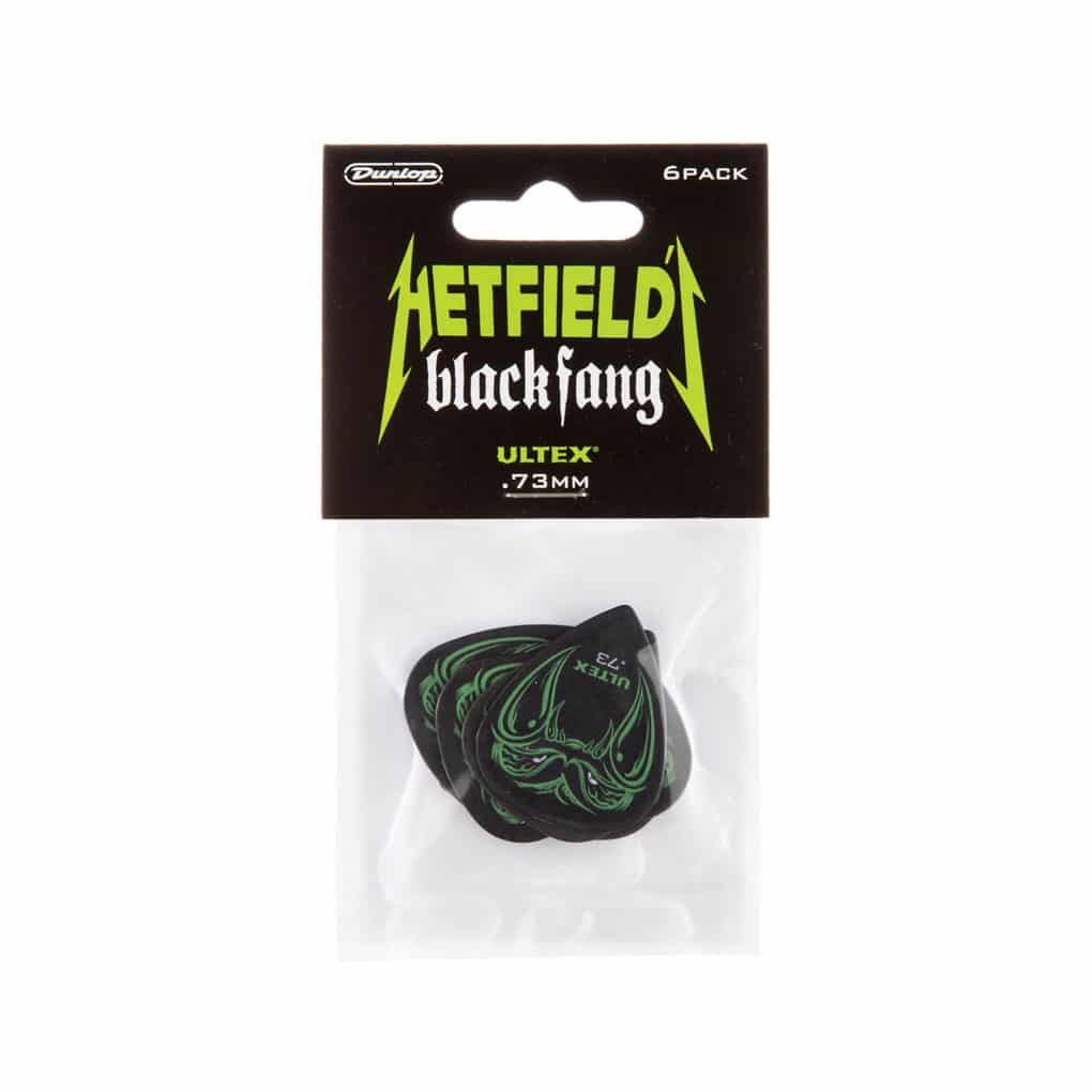 Dunlop – James Hetfield – Black Fang – 6 Ultex Picks – Plectrums – 0