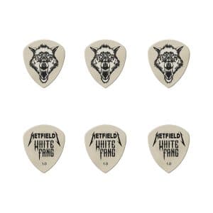 Dunlop – James Hetfield – White Fang Guitar Pick Tin – 6 Custom Flow Picks – 1