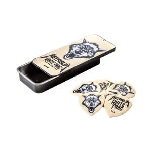 Dunlop - James Hetfield - White Fang Guitar Pick Tin - 6 Custom Flow Picks - 1.14mm