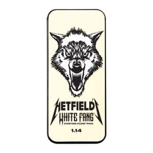 Dunlop – James Hetfield – White Fang Guitar Pick Tin – 6 Custom Flow Picks – 1