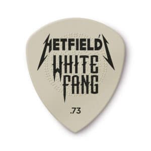 Dunlop - James Hetfield - White Fang Guitar Picks - 6 Custom Flow Picks - 0.73mm