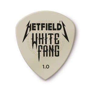 Dunlop - James Hetfield - White Fang Guitar Picks - 6 Custom Flow Picks - 1.0mm