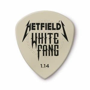 Dunlop - James Hetfield - White Fang Guitar Picks - 6 Custom Flow Picks - 1.14mm