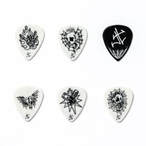 Dunlop – James Hetfield Metallica – Guitar Pick Tin – 6 Picks – 0