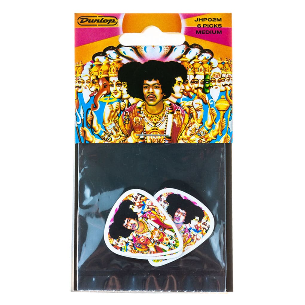 Dunlop – Jimi Hendrix – Bold As Love – Players Pack – 6 Picks – Medium Gauge 1
