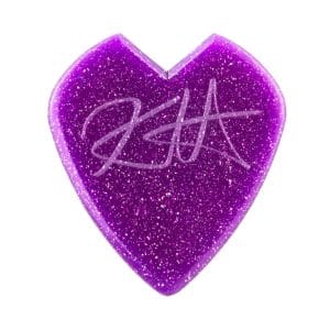 Dunlop - Kirk Hammett - Custom Jazz III - 6 Guitar Picks - Purple Sparkle - 1.38mm