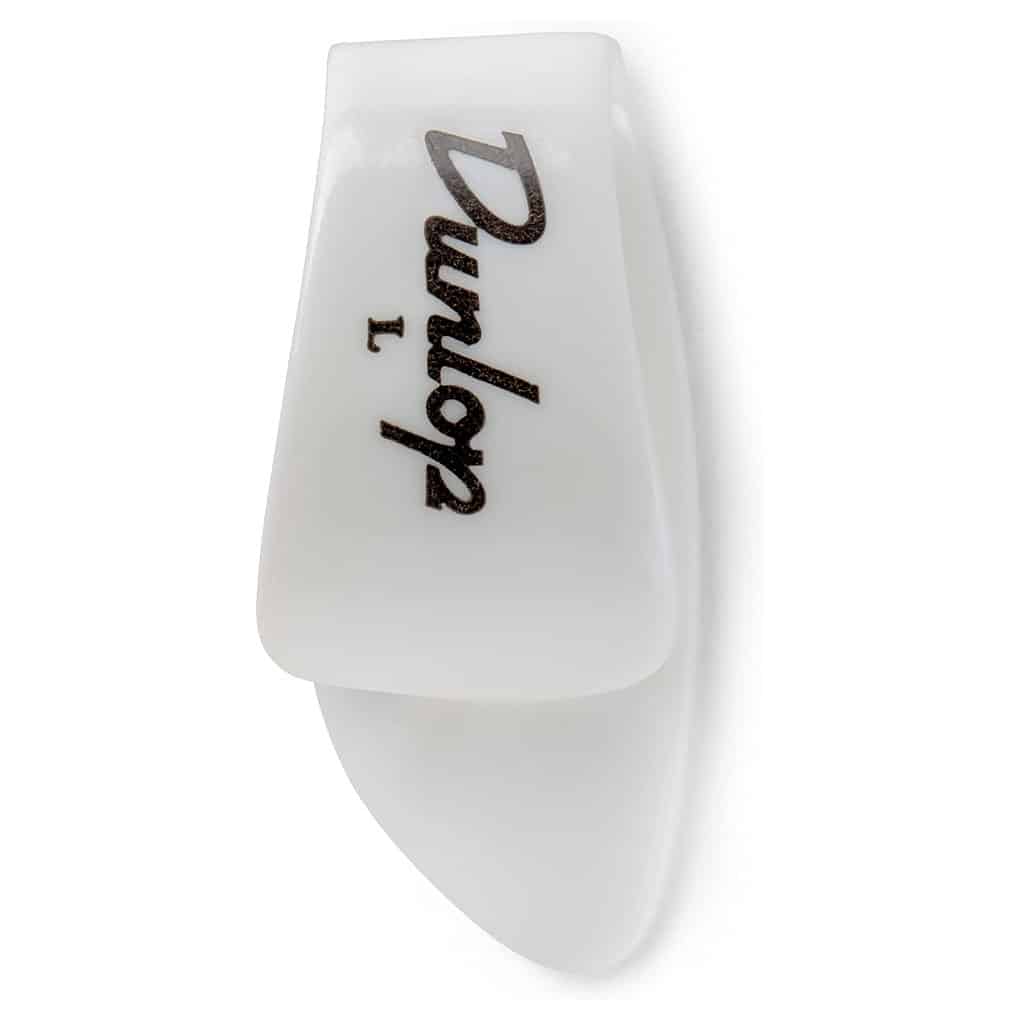 Dunlop – Left Handed Thumb Picks – Plastic – White – Large – 2 Pack 2