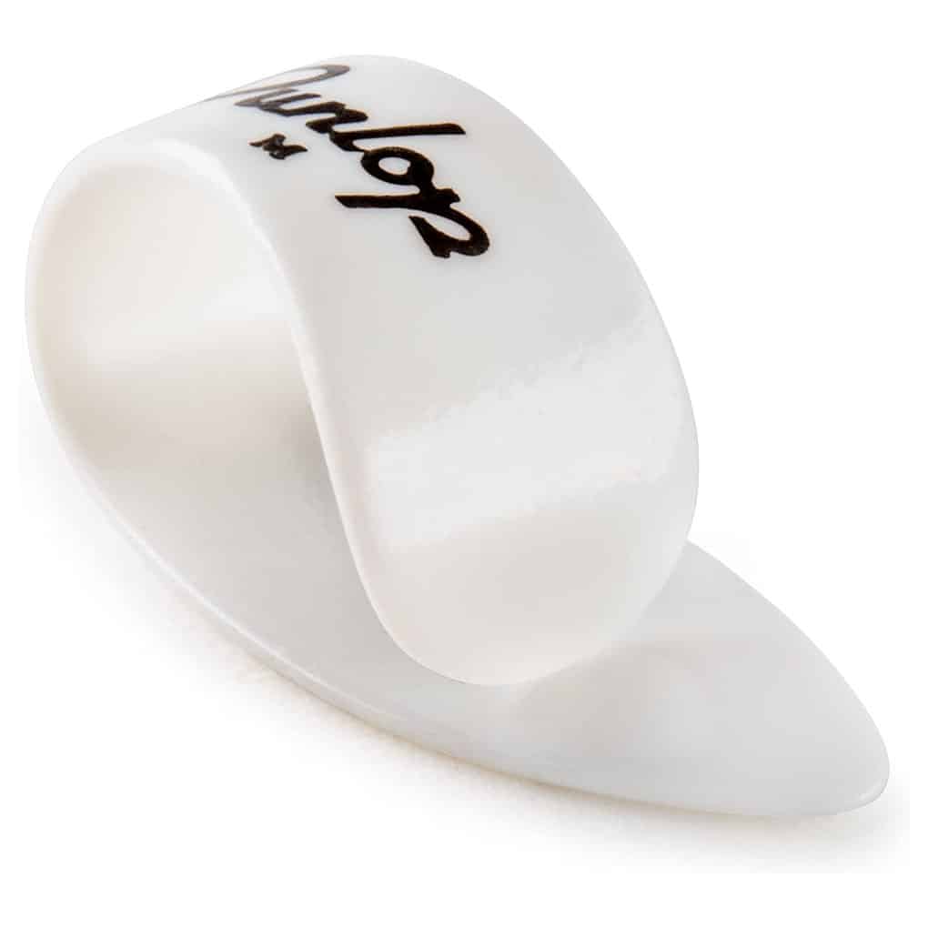 Dunlop – Left Handed Thumb Picks – Plastic – White – Medium – 2 Pack 1