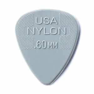 Dunlop - Nylon Standard Guitar Picks - 0.60mm - Grey - 12 Pack