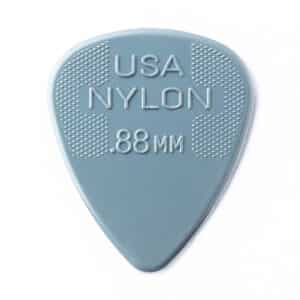 Dunlop - Nylon Standard Guitar Picks - 0.88mm - Grey - 12 Pack