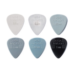 Dunlop – Variety Pack – Guitar Picks – Nylon Standard – Assorted Colours & Gauges – 12 Pack 2