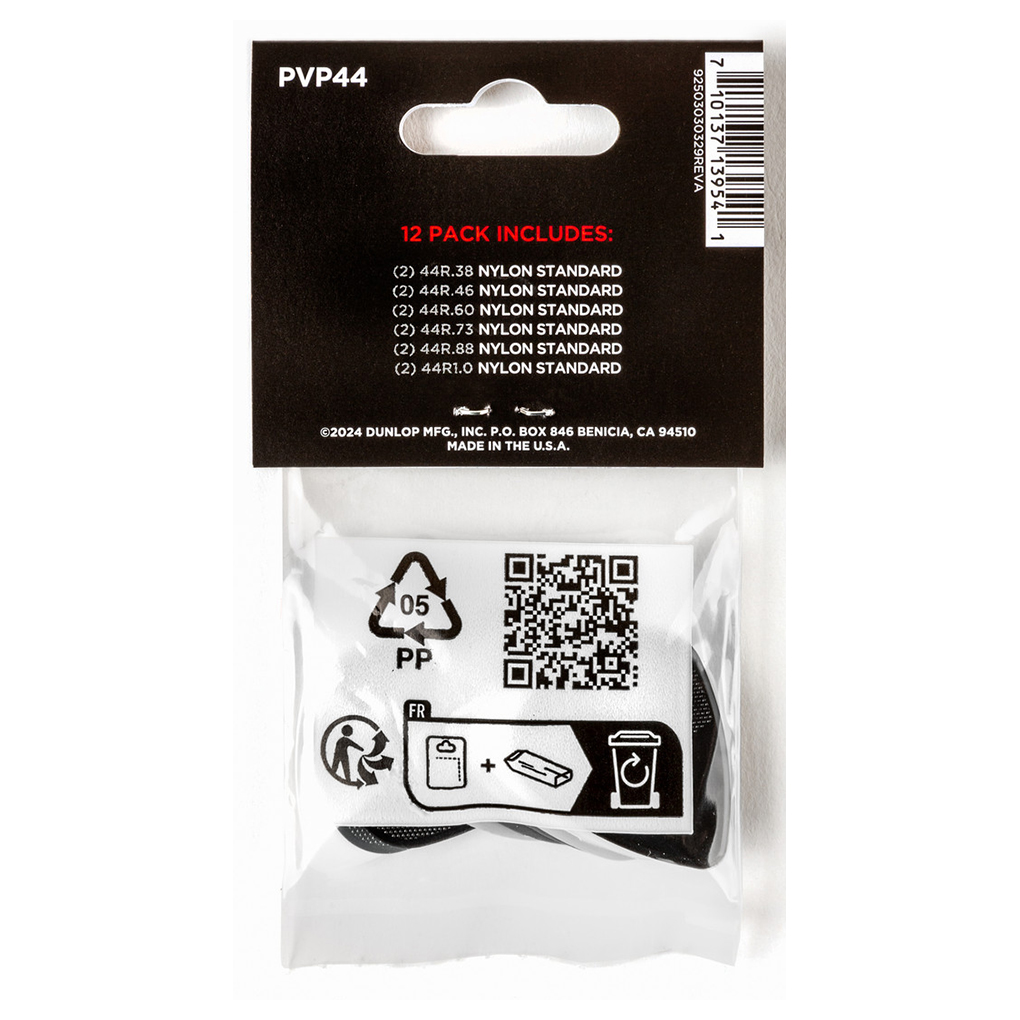 Dunlop – Variety Pack – Guitar Picks – Nylon Standard – Assorted Colours & Gauges – 12 Pack 3
