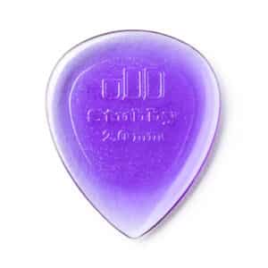 6 x Dunlop Lexan Small Stubby Jazz Guitar Picks - Light Purple - 2.0mm