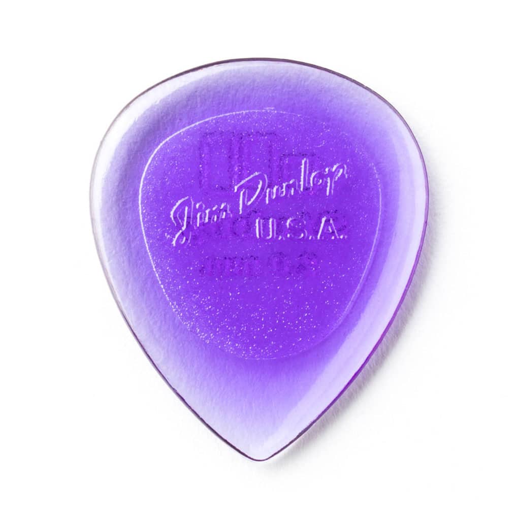 6 x Dunlop Lexan Small Stubby Jazz Guitar Picks – Light Purple – 2