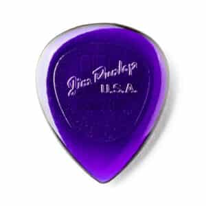 6 x Dunlop Lexan Small Stubby Jazz Guitar Picks – Purple – 3