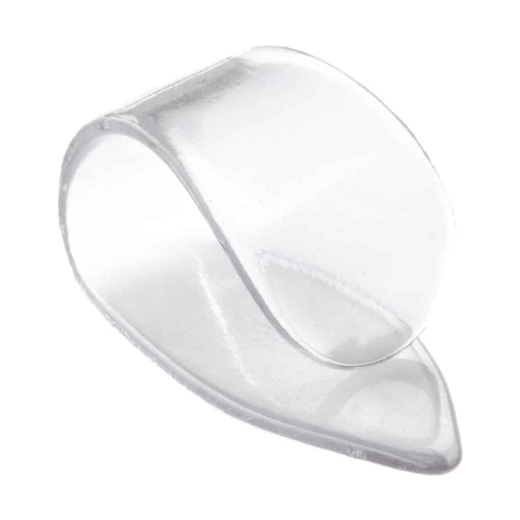 Dunlop – Plastic Thumb Picks – Clear – Medium – 2 Pack 1