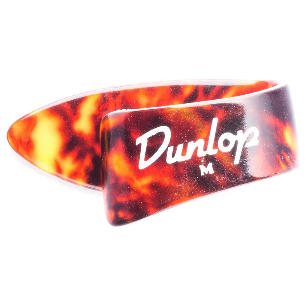 Dunlop – Plastic Thumb Picks – Tortoiseshell – Medium – 2 Pack 2