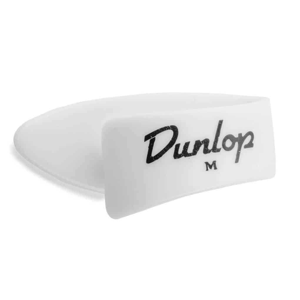 Dunlop – Plastic Thumb Picks – White – Medium – 2 Pack 1