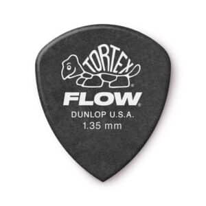 Dunlop - Tortex Flow Standard Guitar Picks - 1.35mm - Black - 12 Pack