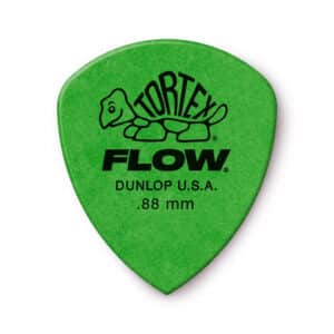 Dunlop - Tortex Flow Standard Guitar Picks - 0.88mm - Green - 12 Pack