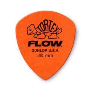Dunlop - Tortex Flow Standard Guitar Picks - 0.60mm - Orange - 12 Pack